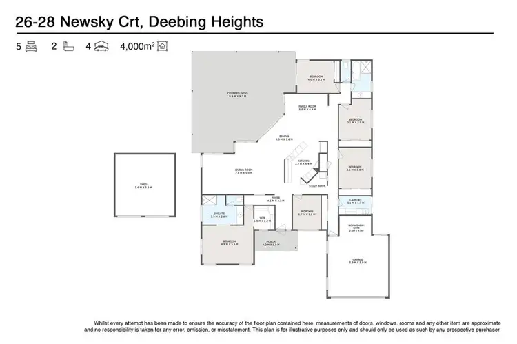 Floorplan of Homely house listing, 26 Newsky Court, Deebing Heights QLD 4306