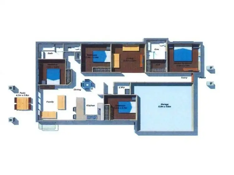 Floorplan of Homely house listing, 10 McWilliam Street, Pimpama QLD 4209