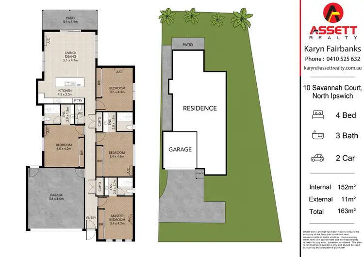 Floorplan of Homely house listing, 10 Savannah Court, North Ipswich QLD 4305
