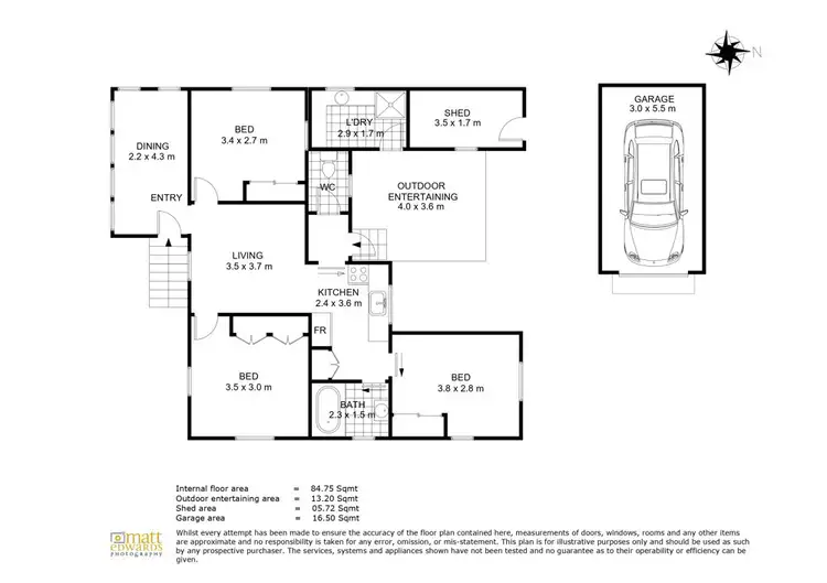 Floorplan of Homely house listing, 22 Murphy Street, Rangeville QLD 4350