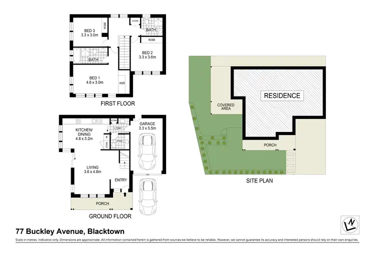 Floorplan of Homely house listing, 77 Buckley Avenue, Blacktown NSW 2148