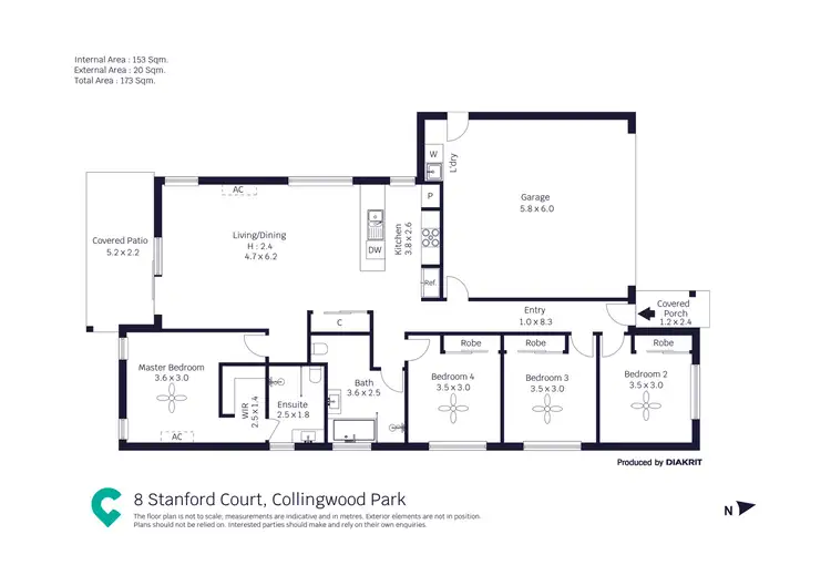 Floorplan of Homely house listing, 8 Stanford Court, Collingwood Park QLD 4301