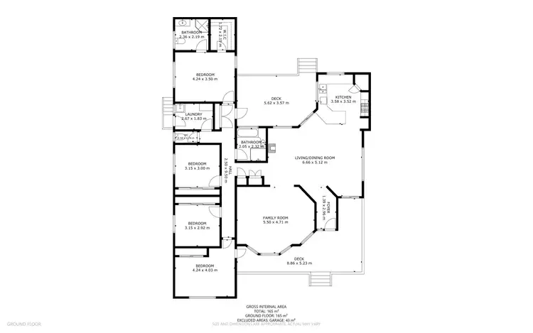 Floorplan of Homely house listing, 16 Belclaire Drive, Westbrook QLD 4350