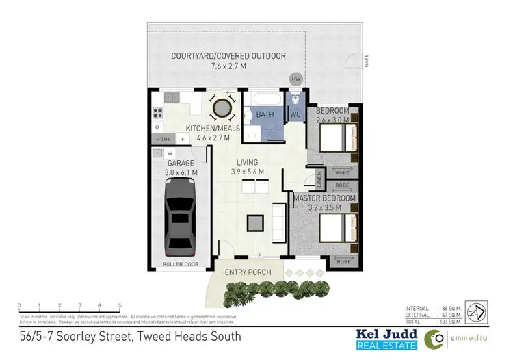 Floorplan of Homely villa listing, 56/5-7 Soorley Street, Tweed Heads South NSW 2486