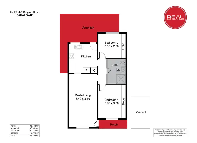 Floorplan of Homely unit listing, 7/4-6 Clapton Drive, Paralowie SA 5108