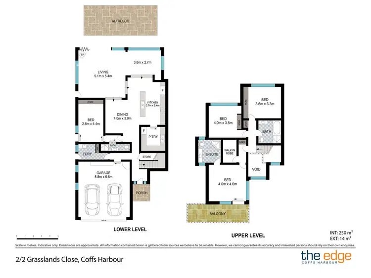 Floorplan of Homely townhouse listing, 2/2 Grasslands Close, Coffs Harbour NSW 2450