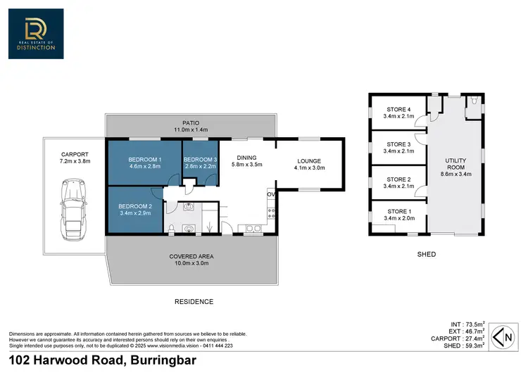Floorplan of Homely rural property listing, 102 Harwood Road, Burringbar NSW 2483