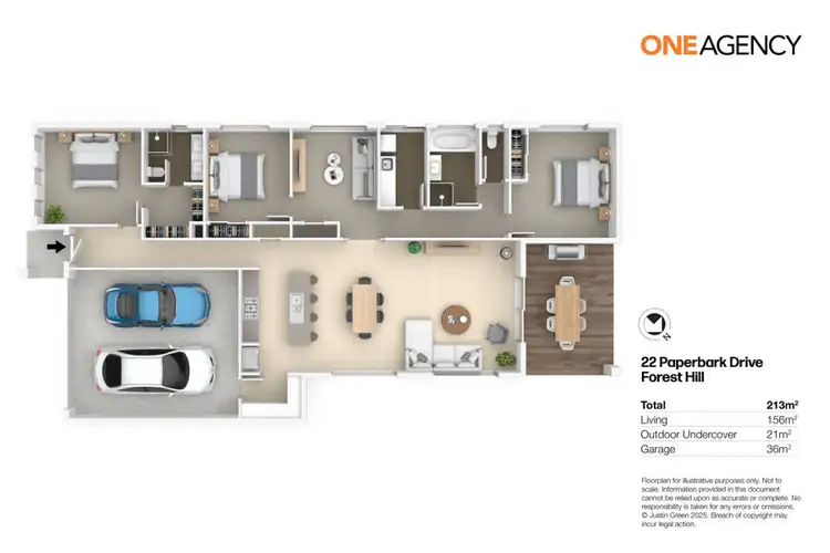 Floorplan of Homely house listing, 22 PAPERBARK DRIVE, Forest Hill NSW 2651