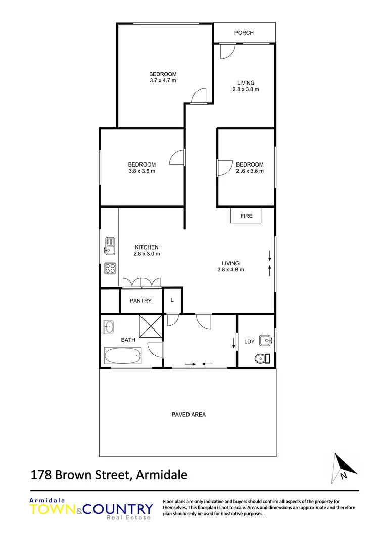 Floorplan of Homely house listing, 178 Brown Street, Armidale NSW 2350