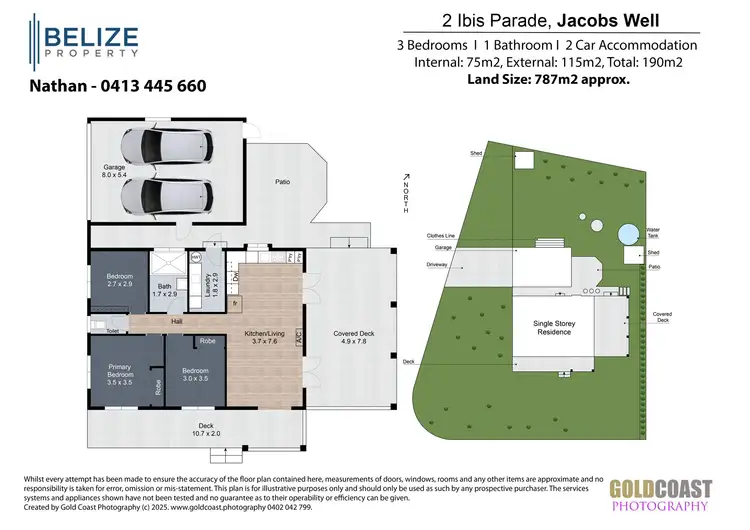 Floorplan of Homely house listing, 2 Ibis Parade, Jacobs Well QLD 4208