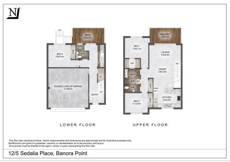 Floorplan of Homely house listing, 12/5 Sedalia Place, Banora Point NSW 2486