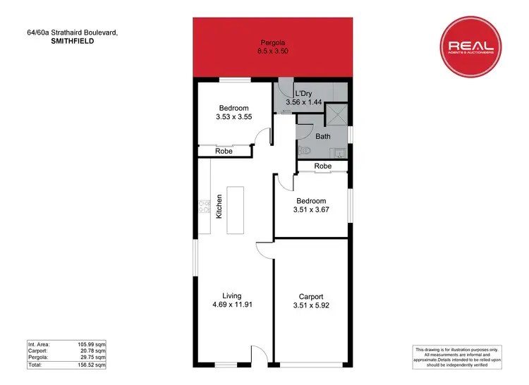 Floorplan of Homely retirement listing, 79/60A Strathaird Boulevard, Smithfield SA 5114