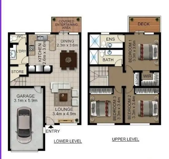 Floorplan of Homely townhouse listing, 29/26-38 Petersen Road, Morayfield QLD 4506