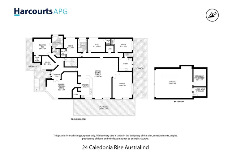 Floorplan of Homely house listing, 24 Caledonia Rise, Australind WA 6233