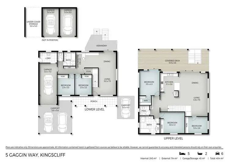 Floorplan of Homely house listing, 5 Gaggin Way, Kingscliff NSW 2487