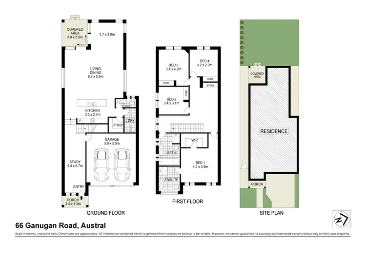 Floorplan of Homely house listing, 66 Ganugan Road, Austral NSW 2179