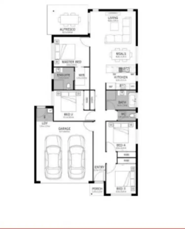 Floorplan of Homely house listing, 2 Rivergum Esplanade, Cotswold Hills QLD 4350