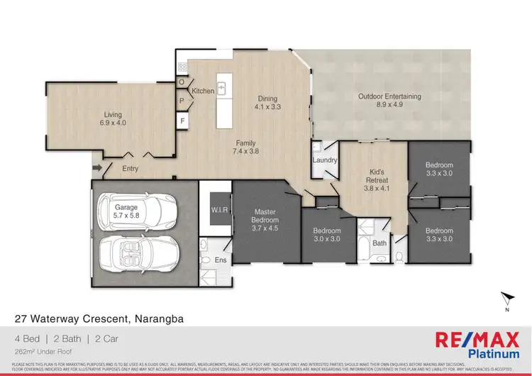 Floorplan of Homely house listing, 27 Waterway Crescent, Narangba QLD 4504