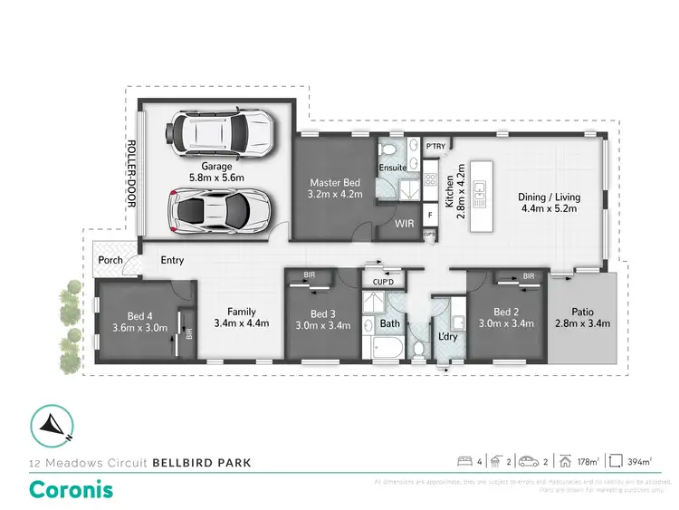 Floorplan of Homely house listing, 12 Meadows Circuit, Bellbird Park QLD 4300