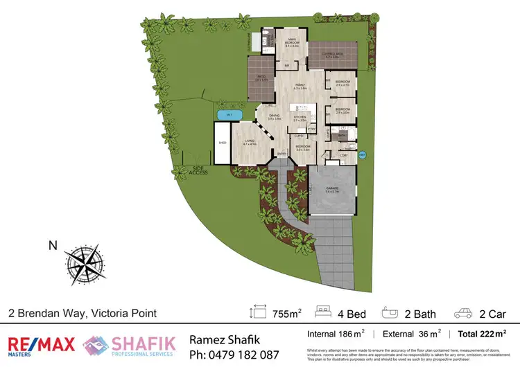 Floorplan of Homely house listing, 2 Brendan Way, Victoria Point QLD 4165