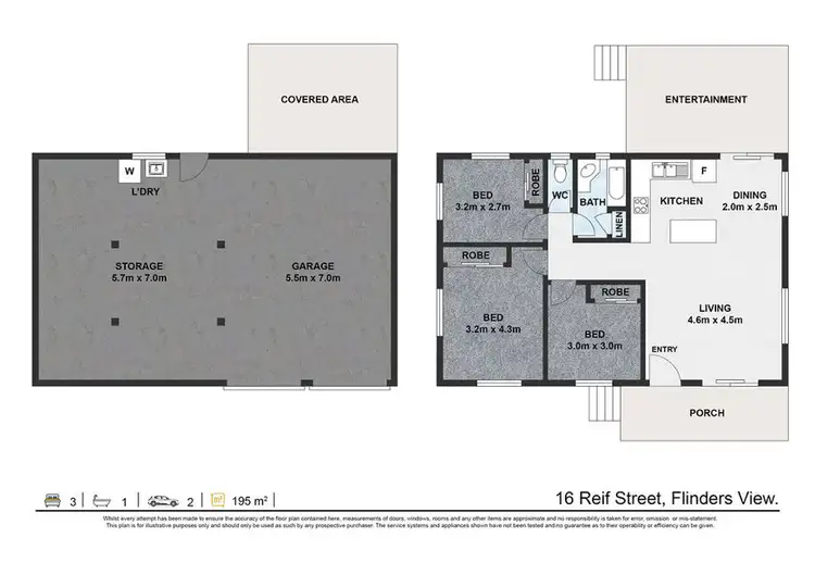 Floorplan of Homely house listing, 16 Reif Street, Flinders View QLD 4305