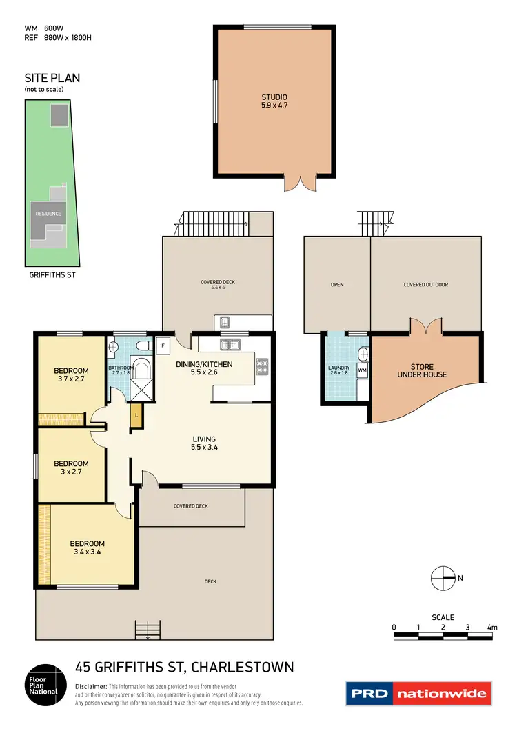 Floorplan of Homely house listing, 45 Griffiths Street, Charlestown NSW 2290