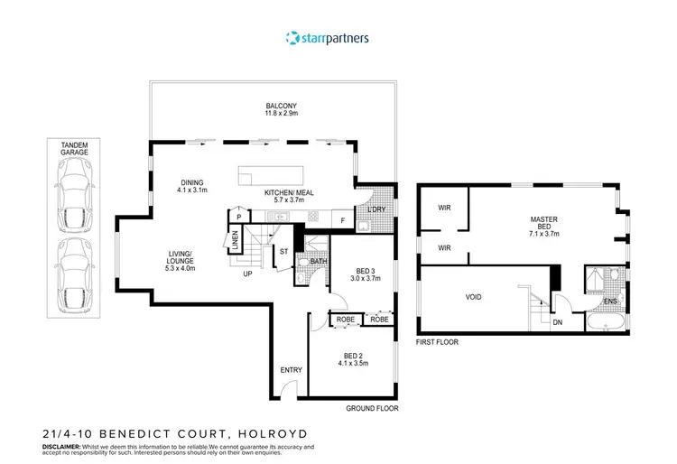 Floorplan of Homely unit listing, 21/4-10 Benedict Court, Holroyd NSW 2142