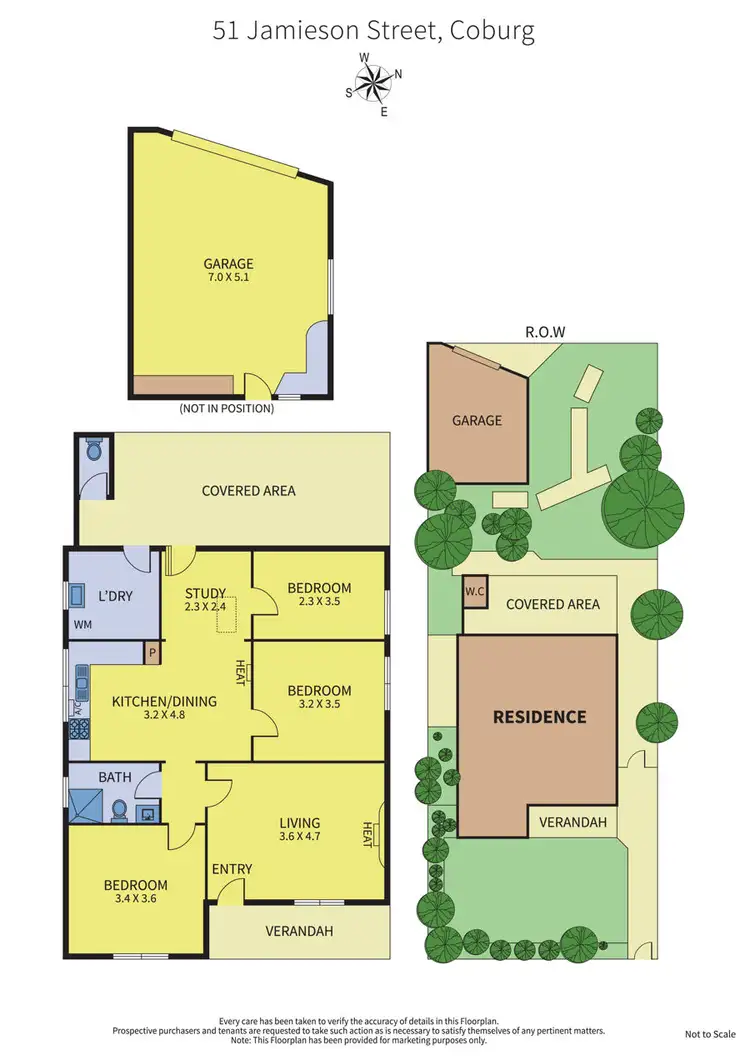 Floorplan of Homely house listing, 51 Jamieson Street, Coburg VIC 3058