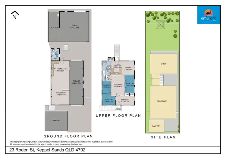 Floorplan of Homely house listing, 23 Roden Street, Keppel Sands QLD 4702