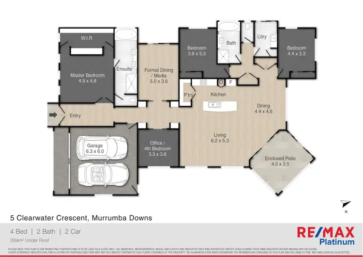 Floorplan of Homely house listing, 5 Clearwater Crescent, Murrumba Downs QLD 4503