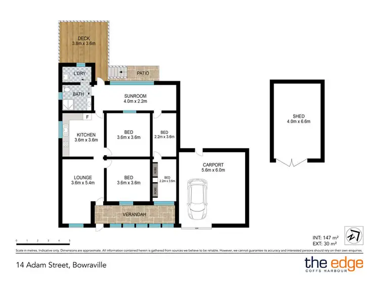 Floorplan of Homely house listing, 14 Adam St, Bowraville NSW 2449