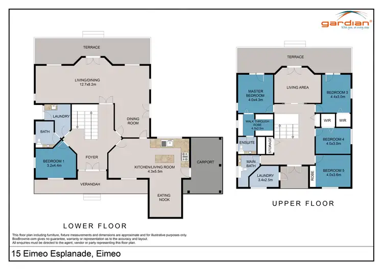 Floorplan of Homely house listing, 15 Eimeo Esplanade, Eimeo QLD 4740