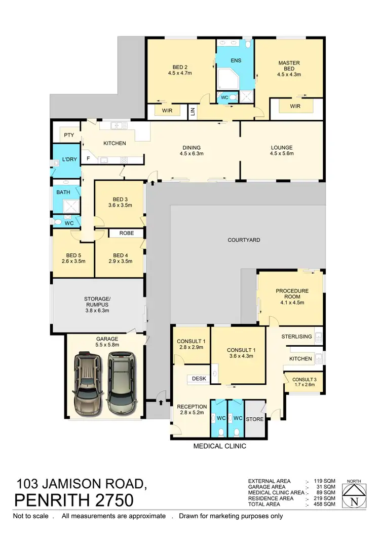Floorplan of Homely house listing, 103 Jamison Road, Penrith NSW 2750