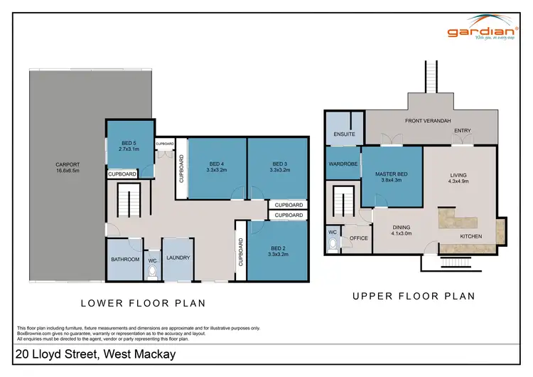 Floorplan of Homely house listing, 20 Lloyd Street, West Mackay QLD 4740