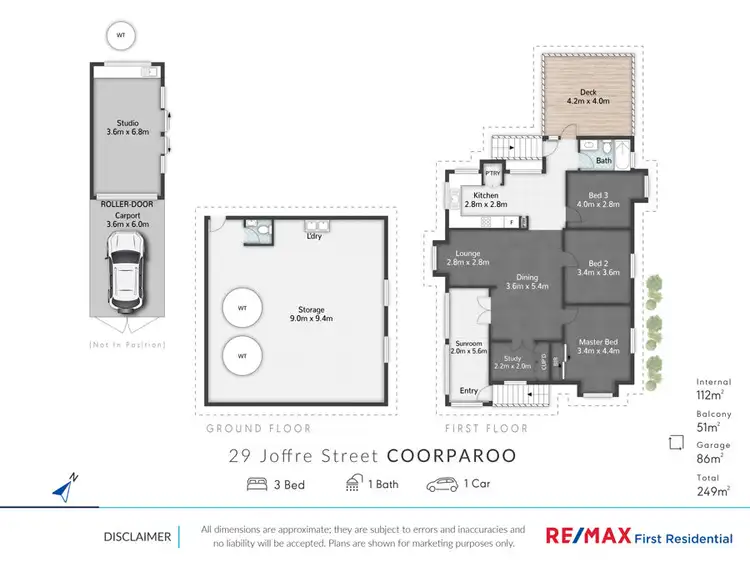 Floorplan of Homely house listing, 29 Joffre Street, Coorparoo QLD 4151
