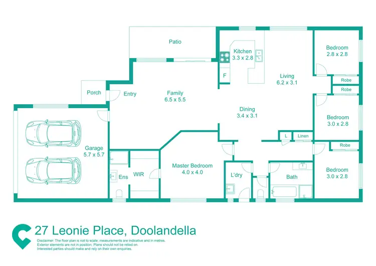 Floorplan of Homely house listing, 27 Leonie Place, Doolandella QLD 4077