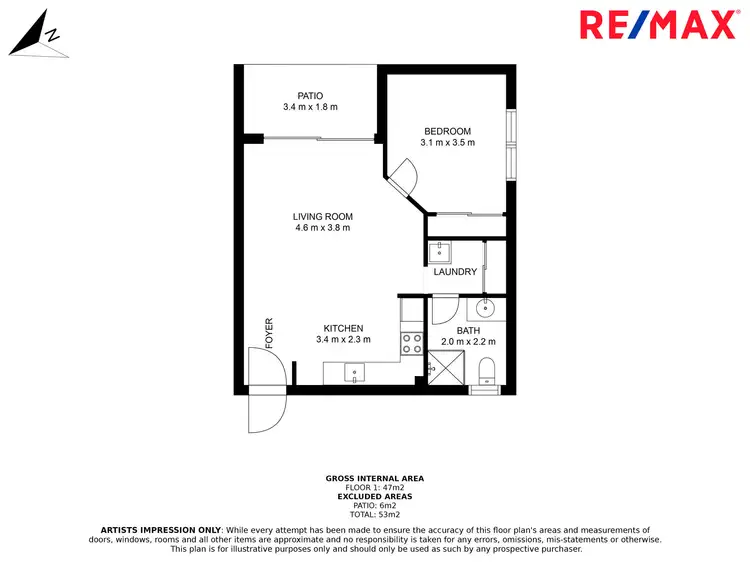 Floorplan of Homely unit listing, 3/14-16 Nambour Mapleton Road, Nambour QLD 4560