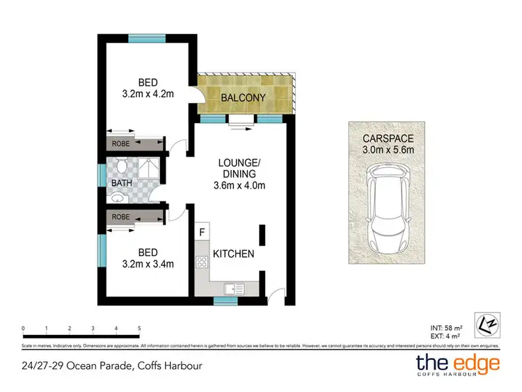 Floorplan of Homely unit listing, 24/27-29 Ocean Parade, Coffs Harbour NSW 2450