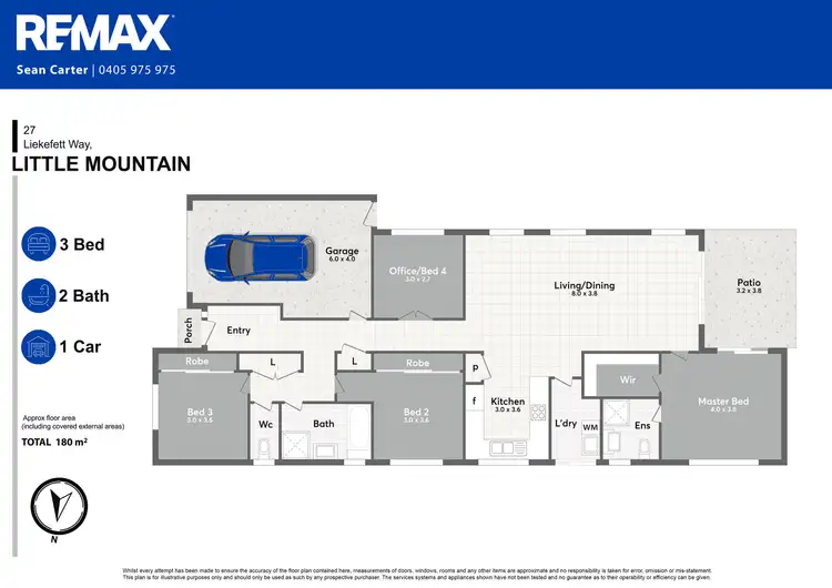 Floorplan of Homely house listing, 27 Liekefett Way, Little Mountain QLD 4551
