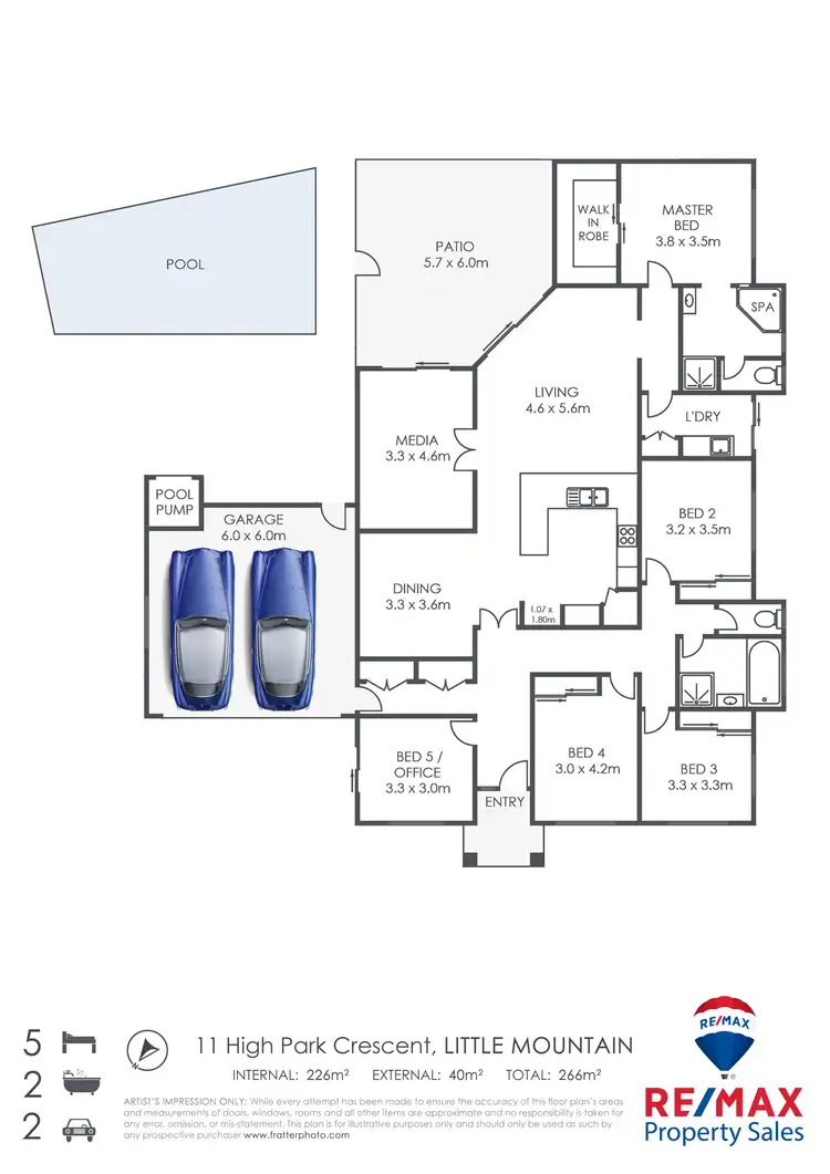 Floorplan of Homely house listing, 11 High Park Crescent, Little Mountain QLD 4551