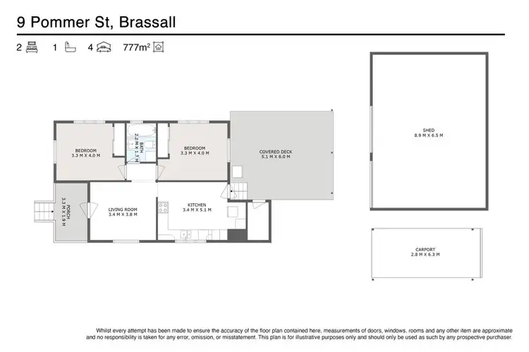 Floorplan of Homely house listing, 9 Pommer Street, Brassall QLD 4305