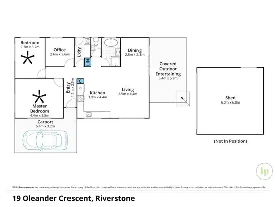 Floorplan of Homely house listing, 19 Oleander, Riverstone NSW 2765