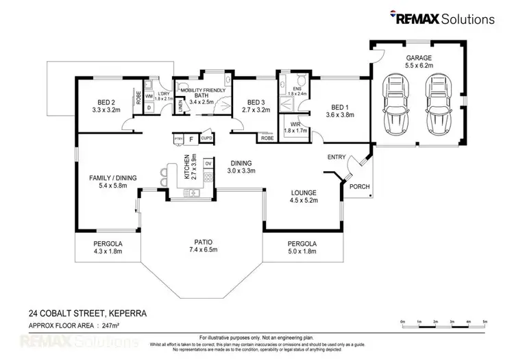 Floorplan of Homely house listing, 24 Cobalt Street, Keperra QLD 4054