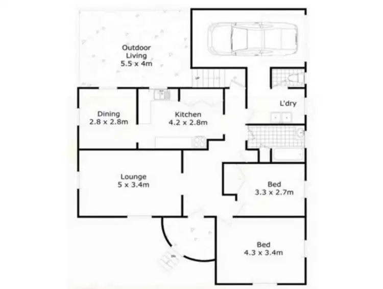 Floorplan of Homely house listing, 115 Anzac Avenue, Newtown QLD 4350