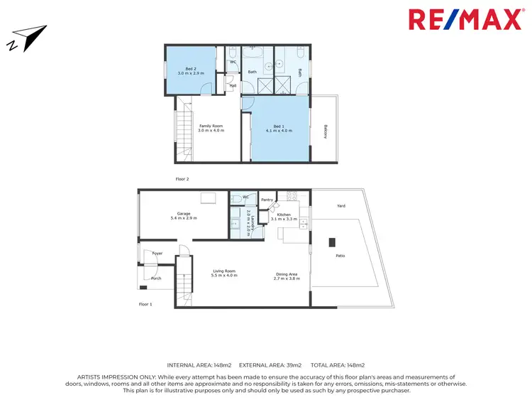 Floorplan of Homely townhouse listing, 9/68b Netherton Street, Nambour QLD 4560