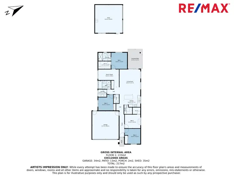 Floorplan of Homely house listing, 22 Greenline Circuit, Nambour QLD 4560