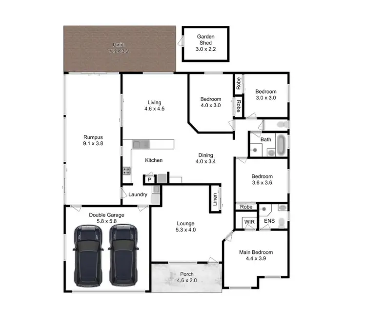Floorplan of Homely house listing, 18 Kinchega Circuit, Parkinson QLD 4115
