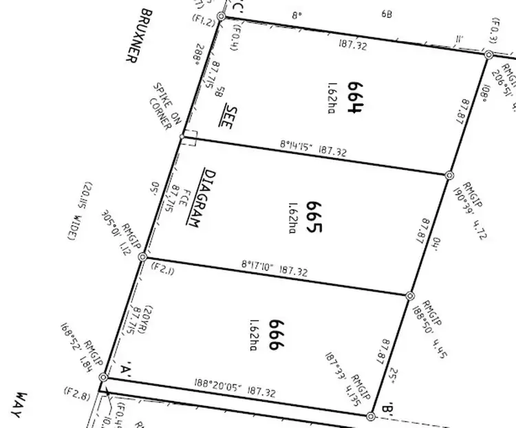 Floorplan of Homely land listing, 970 Bruxner Way, Tenterfield NSW 2372