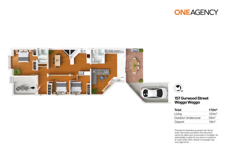 Floorplan of Homely house listing, 157 GURWOOD STREET, Wagga Wagga NSW 2650