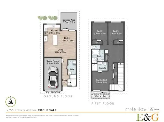 Floorplan of Homely townhouse listing, 7/55 Francis Ave, Rochedale QLD 4123